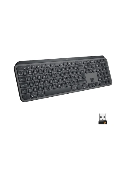 Logitech Mx Keys 920-009558 İngilizce Mac Aydınlatmalı Klavye Siyah