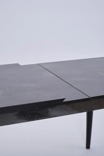 Nehir Alfa Banklı Lak Panel Açılır Mutfak Masa Takımı 75x130cm - 12