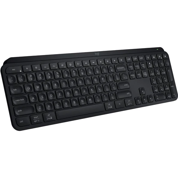 Logitech MX Keys S Aydınlatmalı Kablosuz İngilizce Q Klavye Siyah