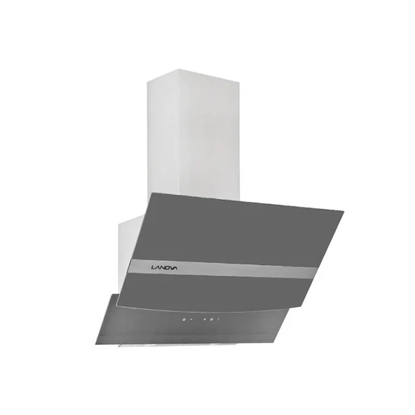 Lanova Gümüş 4406G01 - G17402-117 - E3130G6 5 Gözlü Gri Cam Ankastre Set - 4