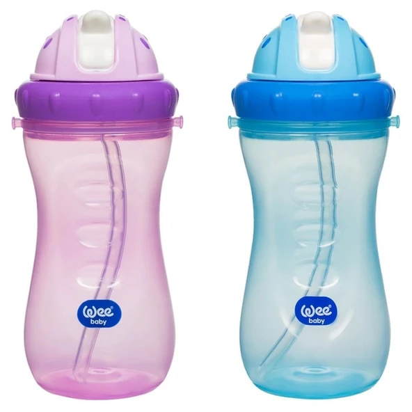 Nessiworld Wee Baby Renkli Pipetli Bardak 340ml 761