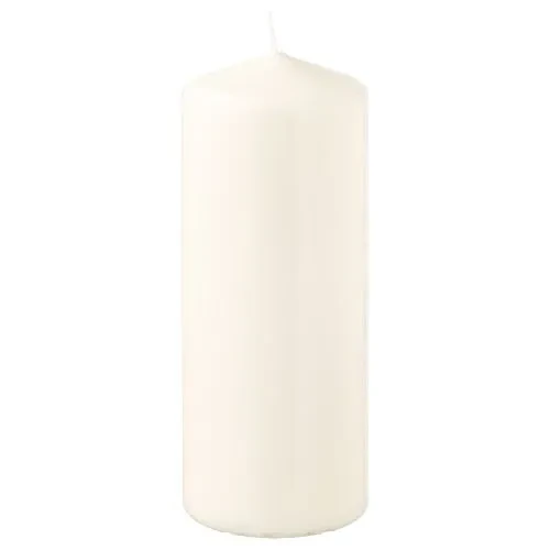 IKEA FENOMEN Dekoratif Blok Mum Naturel 14 cm