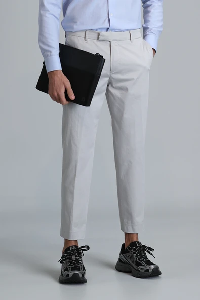 Lufian 111190312 Plus Smart Erkek Chino Pantolon Slim Fit Erkek Pantolon