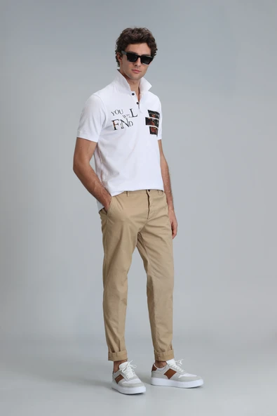Lufian 111190313 Tom Smart Erkek Chino Pantolon Slim Fit Erkek Pantolon - 8