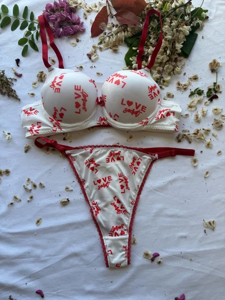 LOVE SECRET, Ayarlanabilir, Dolgulu ve Rahat iç çamaşır takımı