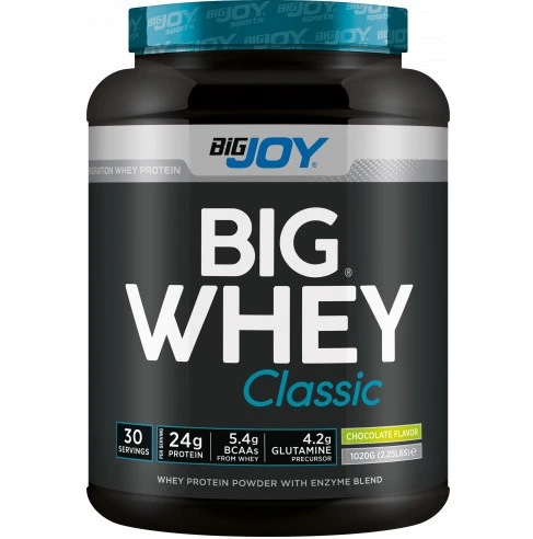 Bigjoy Sports BIGWHEY Whey Protein Classic Çikolata 1020gr 30 Servis