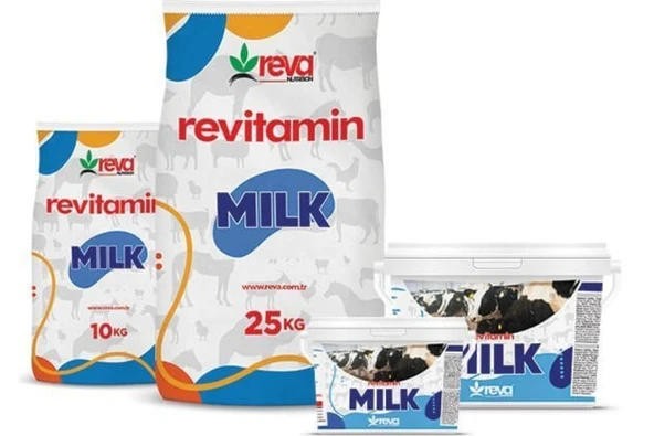 Hs Tarım Revitamin Milk Süt Verim Artırıcı Hayvan Yem Katkısı 25 KG Kraft - 2