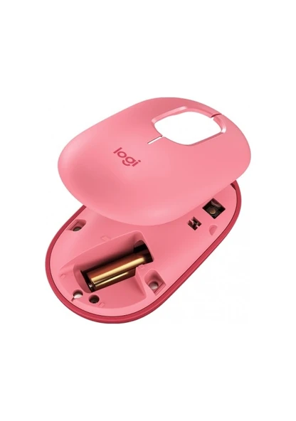 Logitech POP Kablosuz Optik Mouse Pembe - 6