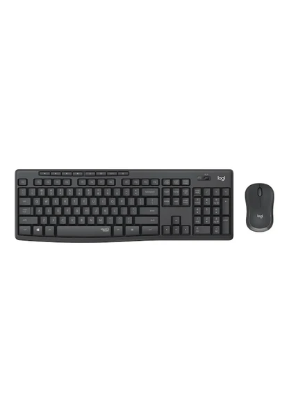 Logitech MK295 Kablosuz İngilizce Klavye Mouse Set Siyah