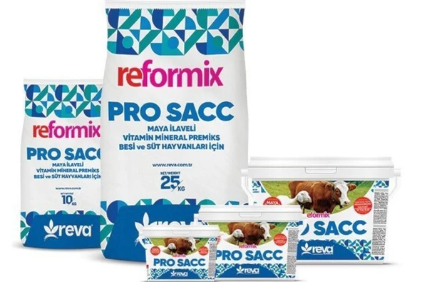 Hs Tarım Reformix Pro Sacc Hayvan Süt-Vitamin-Mineral Takviyesi 25 KG Kraft - 2