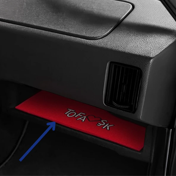 Tofaş Şahin Doğan Kartal Torpido Alt Sehpa Koruma Halısı - Resim 2