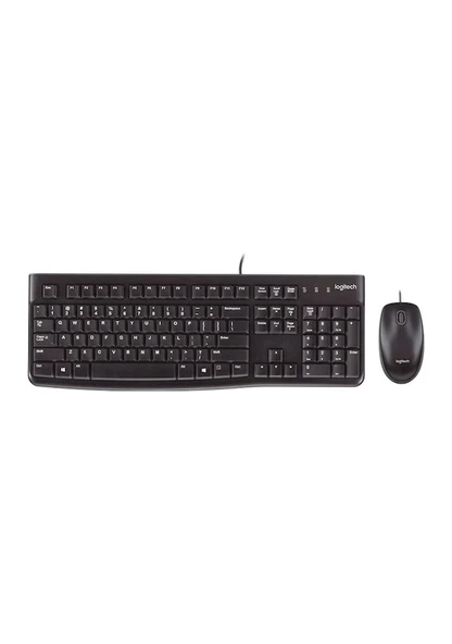 Logitech MK120 Kablolu Q İngilizce Klavye Mouse Set