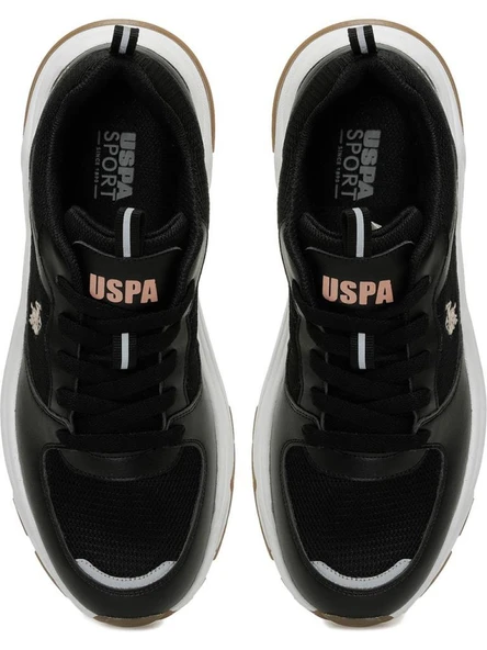U.S.POLO ASSN.SORLEY 5FX SİYAH COMFORT CASUAL ANATOMİK SPOR AYAKKABI - 6