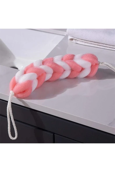 Uzayabilen Elastik Banyo Lifi - Premium Düğümlü ve Esnek Yapılı Vücut Fırçası - 3