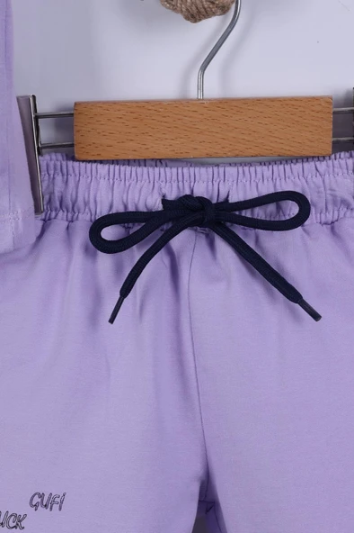 Karekter Baskılı Kız Çocuk Şortlu Takım 3/6 yaş - 4