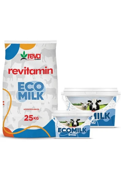 Hs Tarım Revitamin Eco Milk Büyük ve Küçükbaş Hayvan Vitamin Mineral Premiks 25 KG Kraft - 2