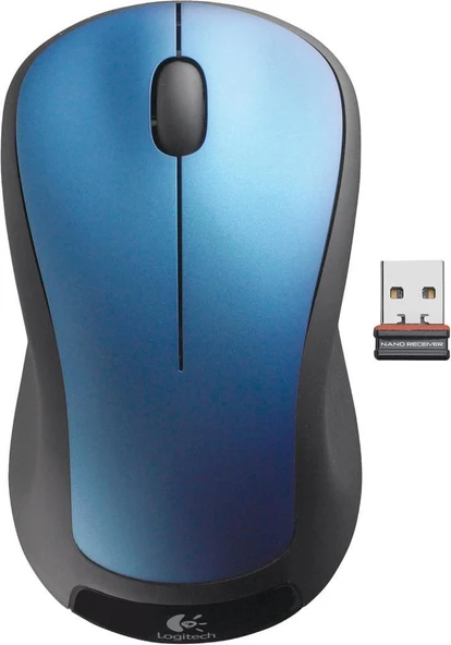 Logitech M310 XL Mouse Tam Boy Rahat Kauçuk Kenarlı Tavuskuşu Mavisi - 2
