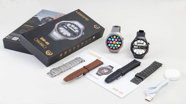 LEERFEİ SW40 Akıllı Saat Amoled Ekran Android ve Ios UYUMLUDUR - 5