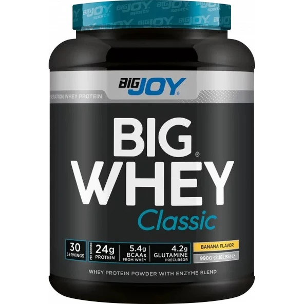 Bigjoy Sports BIGWHEY Whey Protein Classic Muz 990g 30 Servis