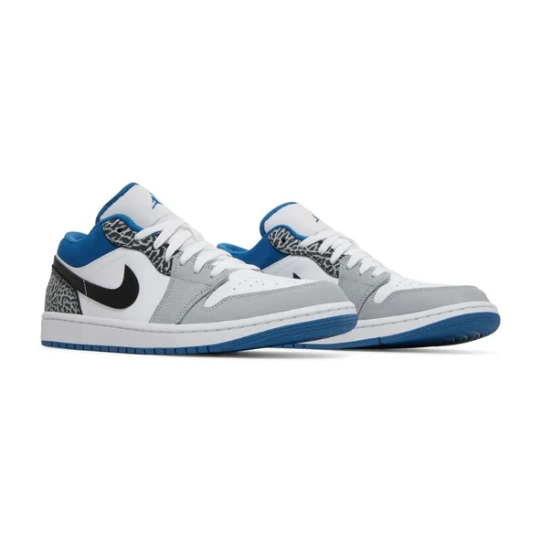 Air Jordan 1 Low SE True Blue - Resim 2