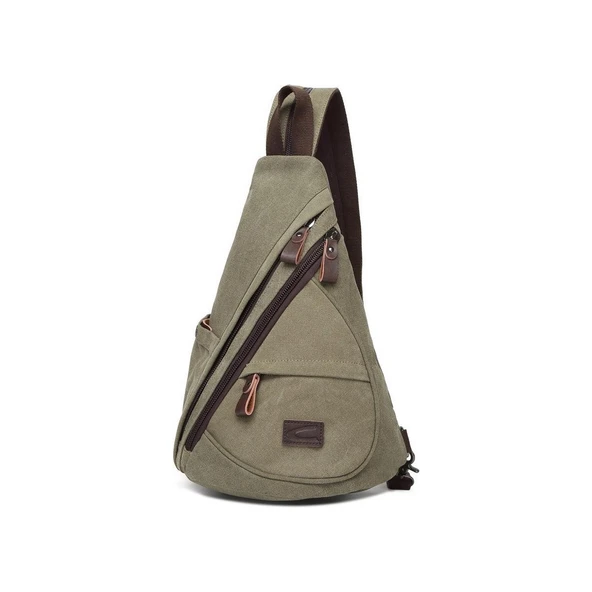 Bodybag Tek Askılı Sırt Çantası Kanvas Kumaş 1276