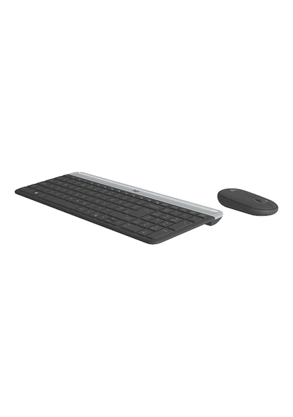 Logitech MK470 Kablosuz İnce İngilizce Q Klavye + Mouse Seti - 4