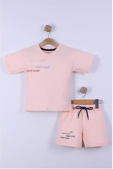 Karekter Baskılı Kız Çocuk Şortlu Takım 3/6 yaş - 4