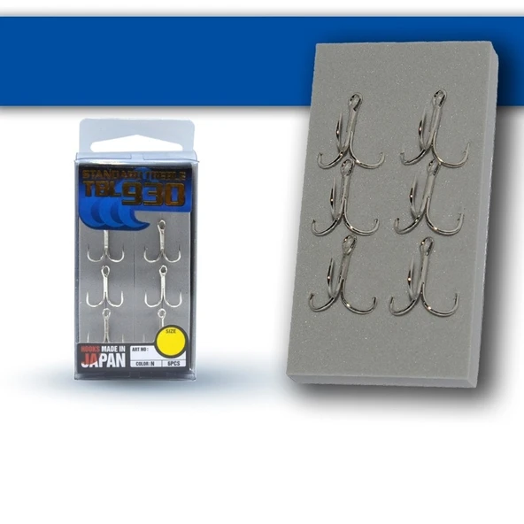 Hayabusa TBL 930 Premium Nikel No:5 Üçlü İğne 6'lı Paket - 2
