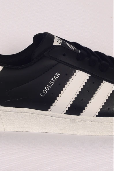 Walkway Star Cool Siyah Sünger Tavan Bağcıklı Kadın Günlük Ayakkabı - 2