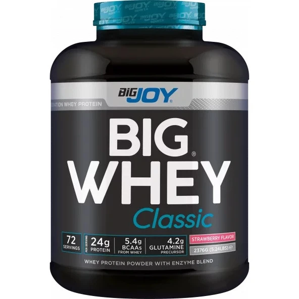 Bigjoy Sports BIGWHEY Whey Protein Classic Çilek 2376g 72 Servis