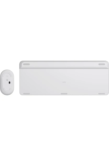 Logitech MK470 Kablosuz İnce İngilizce Q Klavye + Mouse Seti - 5