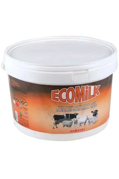 Hs Tarım Revitamin Eco Milk Büyük ve Küçükbaş Hayvan Vitamin Mineral Premiks 10 KG Kova - 2
