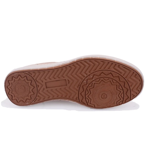 Dagoster DZA07-1236030 Bej Ortopedik Günlük Deri Kadın Ayakkabı - Resim 4