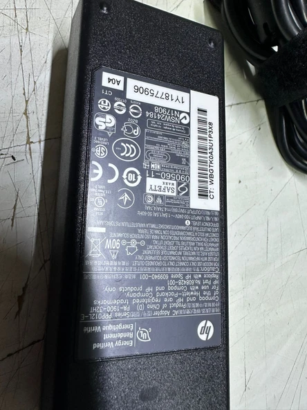 HP 609940-001 19.5V 4.74A Genuine Original AC Power Adapter 2.EL KULLANILMIŞ - Resim 2