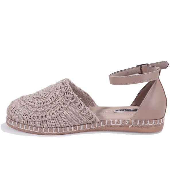 Dagoster DZA07-1155198 Ten Triko Günlük Babet Kadın Ayakkabı - 3