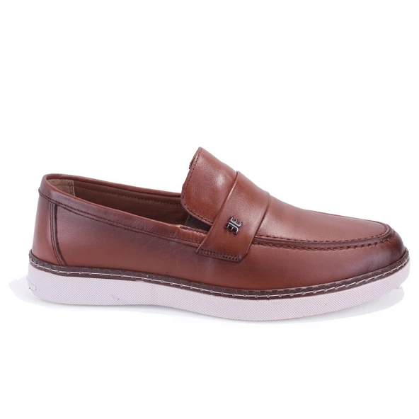 Dagoster DMA08-3305 Taba Ortopedik Günlük Erkek Deri Ayakkabı - Resim 2