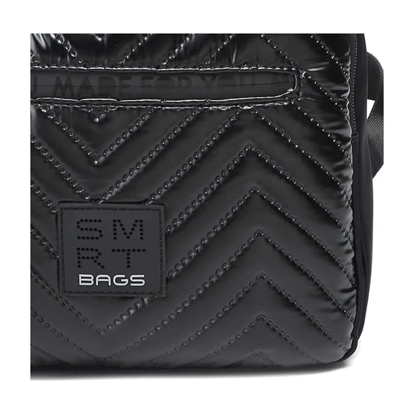 Parlak Kumaş Küçük Boy Askılı Kadın Sırt Çantası 3250 - Resim 2