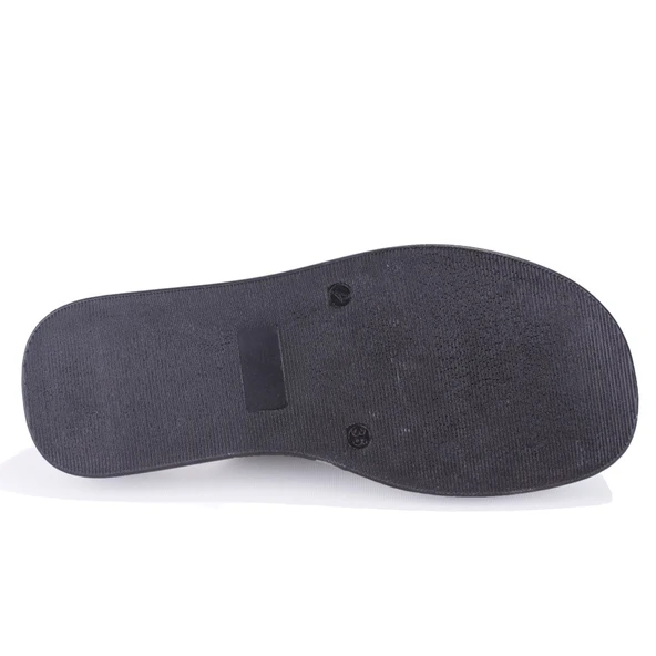 Dagoster DZA07-890784 Siyah Ortopedik Günlük Taşlı Kadın Terlik - 4