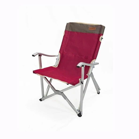 Madfox Dachuan Katlanır Kamp Sandalyesi BORDO - 2