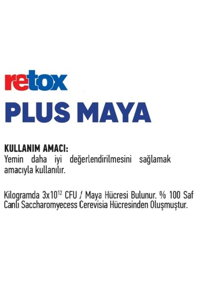 Hs Tarım Retox Plus Canlılık Oranı Yüksek Saf Maya Vakumlu 10 Kg - 4
