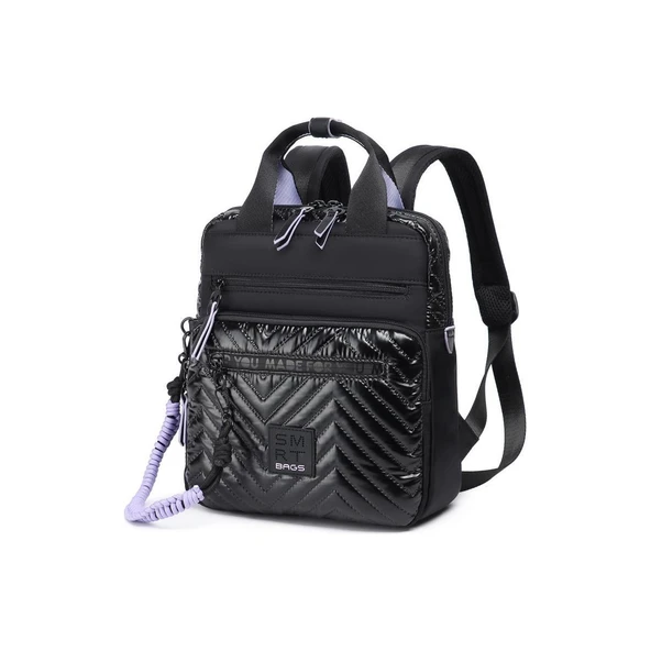 Parlak Kumaş Küçük Boy Askılı Kadın Sırt Çantası 3250 ürün görseli