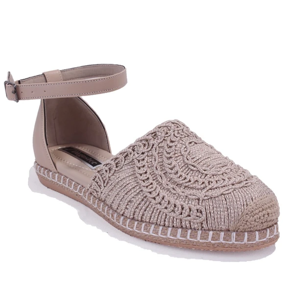 Dagoster DZA07-1155198 Ten Triko Günlük Babet Kadın Ayakkabı