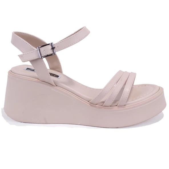 Dagoster DZA07-10620772 Bej Günlük Ortopedik Kadın sandalet - 2