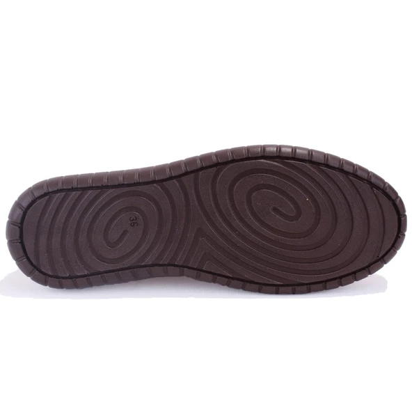 Dagoster DZA07-1236035 Taba Ortopedik Günlük Deri Kadın Ayakkabı - 4