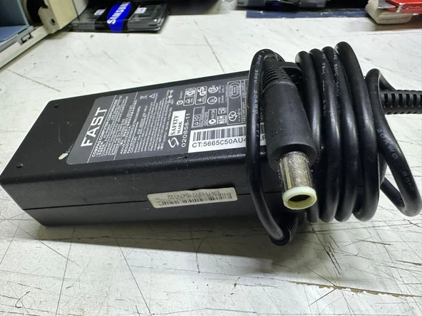 FAST HP AC Adapter Compaq PPP014S 324816-003 325112-001 18.5V 4.9A 90W 2.EL KULLANILMIŞ - Resim 2