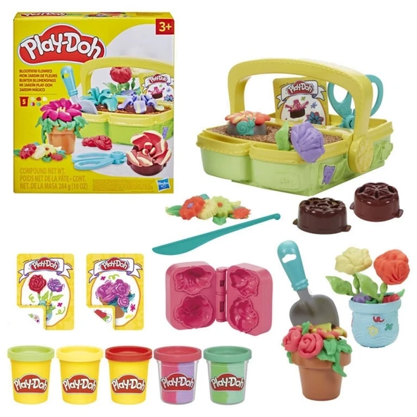 Play-Doh Renkli Çiçekler Botanik Seti ile Doğayı Keşfeden Yaratıcı Aktiviteler ürün görseli