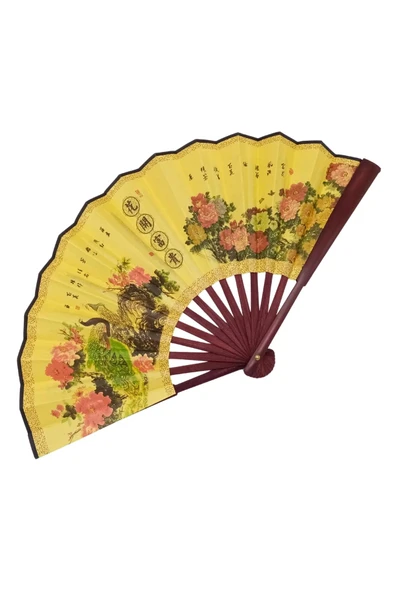 Çin Bambu Kraft Kağıt Yelpaze Orta Çanta Boy No.11 - Resim 5