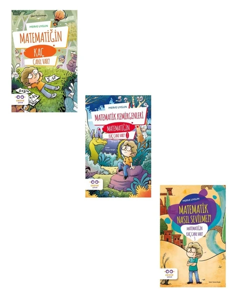 Merve Uygun Matematiğin Kaç Canı Var Seti (3 Kitap)