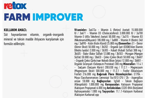 Hs Tarım Retox Farm Improver 25 Kg - Resim 4