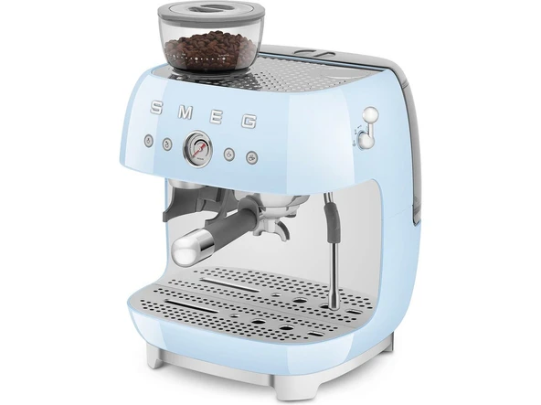 Smeg Pastel Mavi Espresso Kahve Makinesi 50's Style - 2